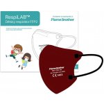 RespiLAB dětský respirátor FFP2 Červený 10 ks – HobbyKompas.cz