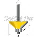 D-09488 - Makita Fréza na zkosené hrany 45 stupňů, stopka 6mm – Hledejceny.cz