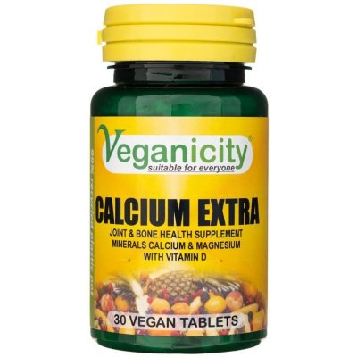 Veganicity Calcium extra. 30 tablet – Hledejceny.cz