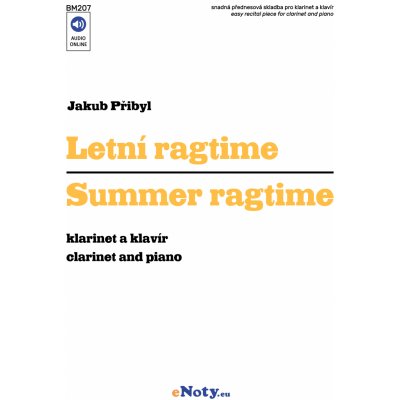 Letní ragtime / klarinet a klavír – Zboží Dáma