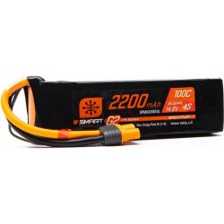 Spektrum Smart G2 LiPo 100C IC3 14.8 V 2200 mAh