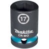 Příslušenství ke gola sadě Makita E-16134 - nástrčný klíč 1/2" velikost 17 mm square drive Impact BLACK