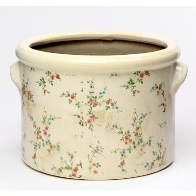 OBAL KERAMIKA VZOR KVETY 22x20,5x14,5CM SUPER CENA! – Hledejceny.cz