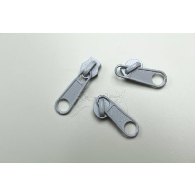 Jezdec k nekonečnému zipu - bílý kovový – Zboží Mobilmania