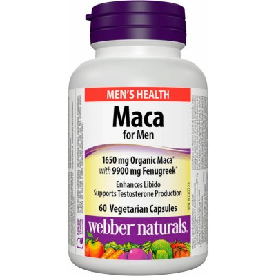 Webber Naturals Maca pro muže 60 kapslí – Hledejceny.cz