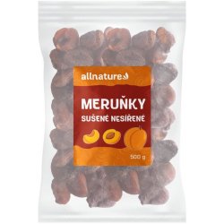 Allnature Meruňky sušené nesířené Bio 500 g