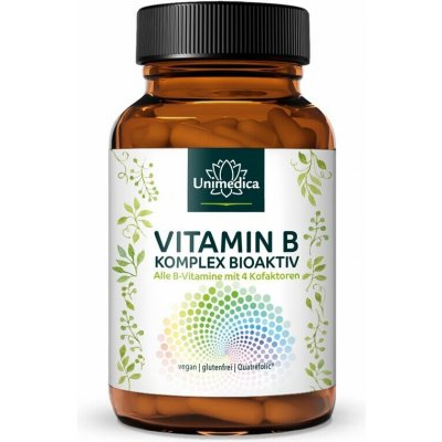 Unimedica Bioaktivní vitamín B komplex Quatrefolic 180 kapslí – Hledejceny.cz