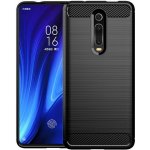 Pouzdro XIAOMI Mi 9T - kryt PREMIUM CARBON gelové - černé – Hledejceny.cz