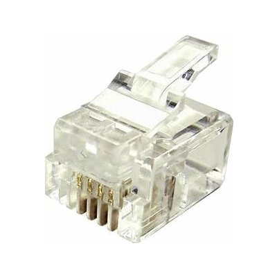 DATACOM Konektor RJ11 UTP lanko 6p4c bal.10ks, 4111 – Hledejceny.cz