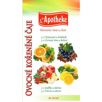 Apotheke Ovocné kořeněné čaje 4v1 20 x 2 g