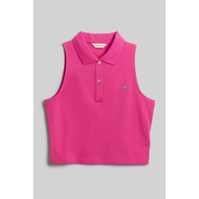 Gant Pique Tank Top fialová – Zboží Dáma