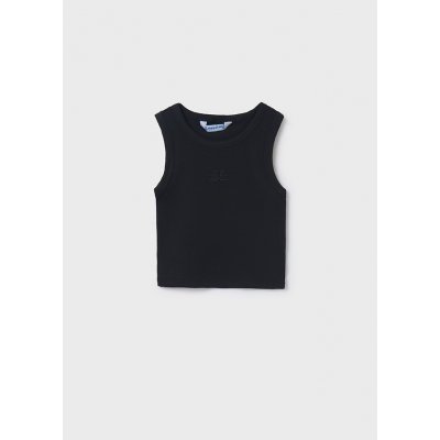 Mayoral Crop top žebro LL černý – Zboží Dáma