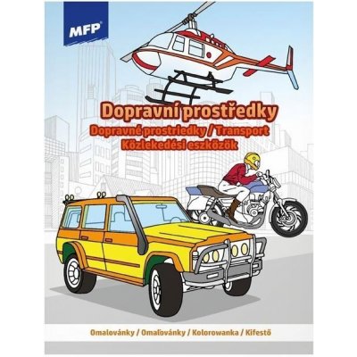 MFP 5301125 Omalovánky A4 Dopravní prostředky 5 210x276mm