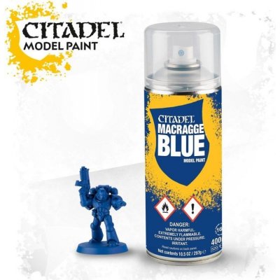 Games Workshop Citadel Spray Macragge Blue – Zboží Mobilmania