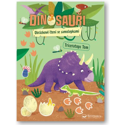 Dinosauři obrázkové čtení se samolepkami – Zboží Mobilmania