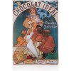 Plakát Cedule Alfons Mucha – Chocolat Ideal, 15 x 21 cm