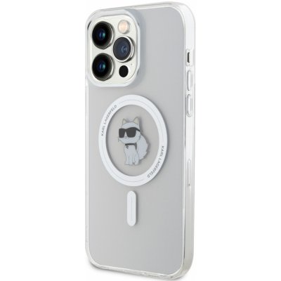 Pouzdro Karl Lagerfeld IML Choupette MagSafe iPhone 15 Pro Max čiré – Zboží Mobilmania