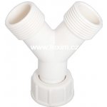 TEXIM Plastová rozbočka Y 2x závit 3/4" – Zbozi.Blesk.cz