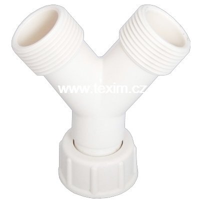 TEXIM Plastová rozbočka Y 2x závit 3/4" – Zbozi.Blesk.cz