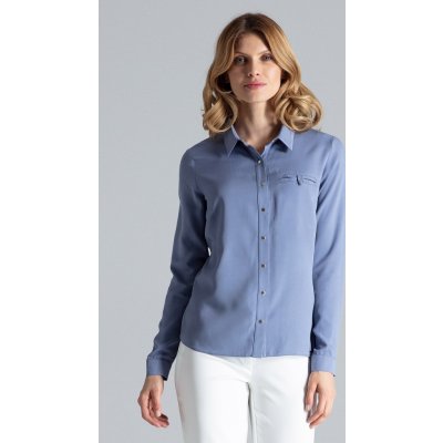 Figl dámská košile m581 modrá – Zboží Mobilmania
