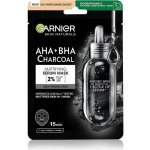 Garnier Pure Charcoal černá textilní maska s extraktem z mořských řas 28 g – Zbozi.Blesk.cz