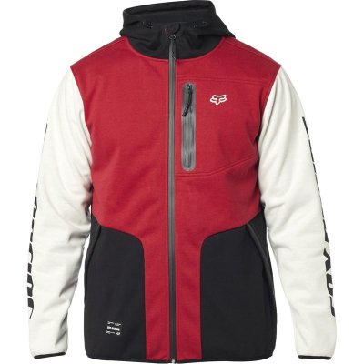 FOX mikina Barricade Softshell Fleece Black/Red 017