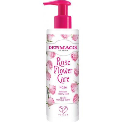 Dermacol krém na ruce s pumpičkou Rose Flower Care (Hand Cream) 150 ml