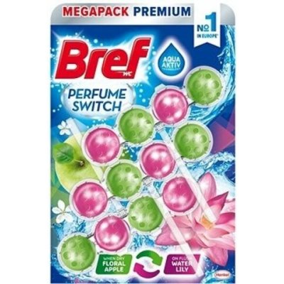 Bref WC Perfume swich kuličky 3 x 50 g – Zboží Mobilmania