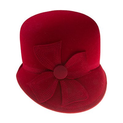 Dámský klobouk červená Q1140 52786/15DB – Zboží Mobilmania
