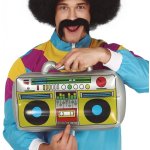 Guirca Nafukovací rádio retro 40x20 cm – Zboží Mobilmania