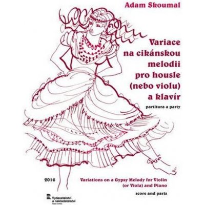 Variace na cikánskou melodii pro housle violu a klavír Adam Skoumal – Zboží Mobilmania