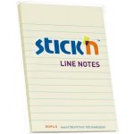 Hopax Stick'n Notes 150 x 101 mm, 100 l., žlutý, linkovaný – Hledejceny.cz