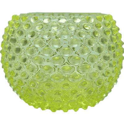 Váza 18cm - Hobnail – Ananas - uranová žluť – Hledejceny.cz