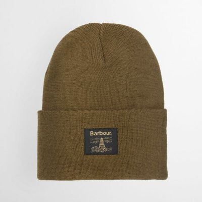 Jemnější pletená čepice Barbour Harton Beanie Dark Sand – Hledejceny.cz