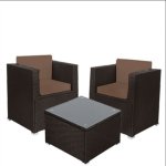 Melfin Sedací souprava FELIX hnědá – Hledejceny.cz