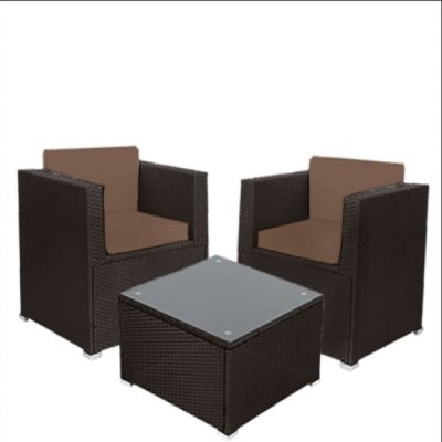 Melfin Sedací souprava FELIX hnědá – Hledejceny.cz