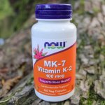 Now Foods Vitamín K2 MK-7 300 mcg Extra Strength 120 veg kapslí – Hledejceny.cz
