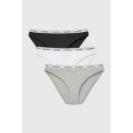 Calvin Klein 3PACK Klasické kalhotky černošedá – Hledejceny.cz