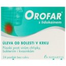 Volně prodejný lék OROFAR ORM 1MG/1MG PAS 24