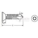 tex 6.3x32 ZINEK zápustná hlava TORX 30 DIN 7504P TX – Zboží Mobilmania