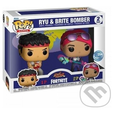 Funko POP Games: Fortnite - 2pack Ryu & Brite Bomber (exclusive special edition) - Funko – Hledejceny.cz