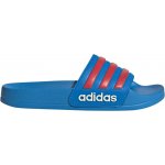 adidas ADILETTE SHOWER K Modrá Červená Bílá – Zboží Dáma