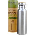 Pandoo Nerezová lahev na vodu s bambusovým víčkem 750 ml – Zboží Dáma