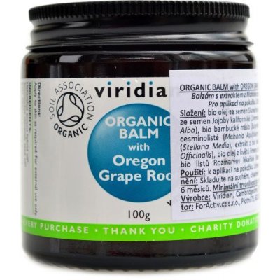 Viridian Balm with Oregon Grape Root 100 g Organic