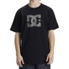 Pánské Tričko Dc DC STAR černé Pewter pánské tričko s krátkým rukávem