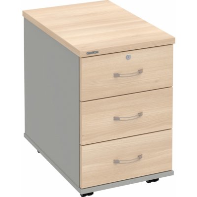 Hobis K 33 Z N 3 zásuvky napříč 60 cm akát šedá – Hledejceny.cz