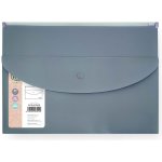 Spoko Spisové desky se zipem ReLeaf Soft touch A5+ šedomodrá – Zboží Živě