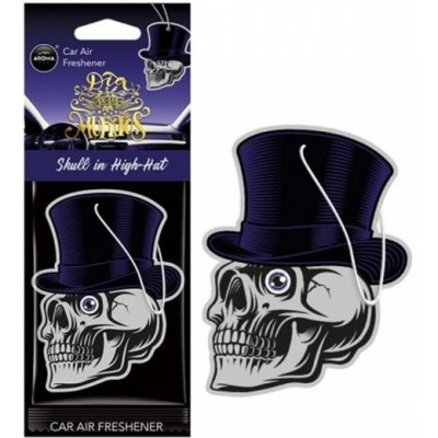 Aroma Car DIA DE LOS MUERTOS Skull in Black Hat – Hledejceny.cz