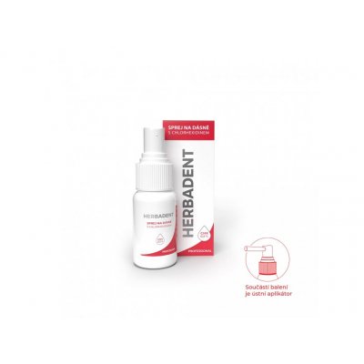 HERBADENT PROFESSIONAL Sprej na dásně s chlorhexidinem 25 ml – Zboží Dáma
