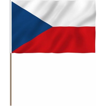 MMB Vlajka ČESKÁ REPUBLIKA 30 x 45cm s tyčkou